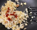 息子こだわりのキムチ納豆炒飯♪作り方5写真