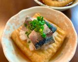簡単！厚揚げのさば缶おろしのせ作り方3写真