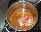 キムチ鍋♪簡単豚肉豆腐ニラ白ごまチゲ鍋作り方4写真