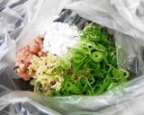 鶏ネギ団子のお味噌汁作り方1写真