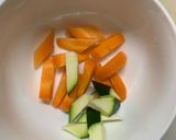 ゴロゴロ野菜と魚肉のキムチユッケ味炒煮風作り方5写真