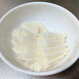 切るだけ簡単！山芋とみょうがのポン酢和え作り方1写真