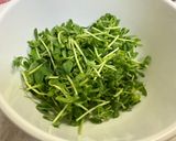 豆苗のチーズ焼き作り方1写真