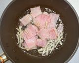 ベーコンと木綿豆腐とチンゲン菜の豆乳煮作り方3写真