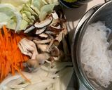 簡単ヘルシーサバ缶で油そうめん作り方1写真