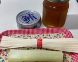 ツナと長葱の素麺チャンプルー作り方1写真