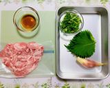 簡単夏の夕飯昼食痩せ飯豚しゃぶ塩昆布なす素麺作り方1写真