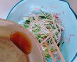 ＊胡瓜とネギとみょうがと貝柱の塩サラダ＊作り方4写真