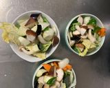 肉無チクワクリーミー味噌デミ味野菜炒め作り方11写真