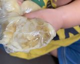 【離乳食】バナナ蒸しパン【卵砂糖不使用】ﾌﾜﾌﾜ作り方1写真