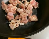鶏もも肉と小松菜のごまみそ炒め作り方3写真