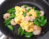 スナップえんどうと海老の和風マヨ炒め作り方6写真