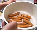 ソーセージとトマト缶のスープ作り方2写真