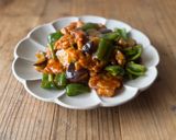 mなすと薄切り豚肉の酢豚風作り方8写真