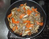 ごぼう牛肉コンニャク炒め煮♪簡単食物繊維作り方10写真