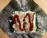超簡単☆しゅうまいのおにぎらず♪♪作り方2写真