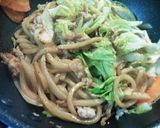 鉄板味噌焼うどん作り方6写真