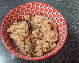煮汁活用♡旨味たっぷりタコの炊き込みご飯作り方4写真