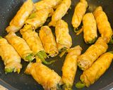 青椒肉絲の肉巻き作り方4写真