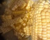 とうもろこしご飯とペペロン炒め作り方2写真