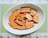 子供喜ぶ簡単夕飯トースターかぼちゃチーズ焼き副菜作り方5写真
