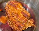 豚ロース肉⭐︎焼豚⭐︎煮汁で味玉も作り方4写真