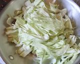 パンチェッタとキャベツのトマトパスタ作り方7写真