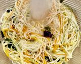 即席味噌汁で！隠れナスの梅みそビビン麺！作り方4写真