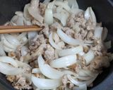蜂蜜と昆布茶を下味に新玉葱と豚の生姜焼き作り方4写真