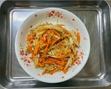 ＊粉不使用＊長芋とえのきのお好み焼き作り方2写真