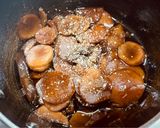 エリンギの佃煮　山椒で仕上げています♪作り方3写真