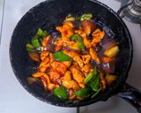 豚肉茄子ピーマンのオイスターソース炒め作り方8写真
