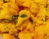 veganカボチャと柿のマッシュサラダ作り方4写真
