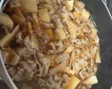 料理の主役！たけのこと豚バラの煮物作り方7写真