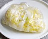 アイラップで簡単✳白菜と竹輪の胡麻和え作り方3写真