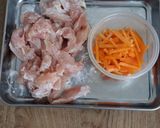10分爆速おかず【鶏肉と野菜の甘酢炒め】作り方1写真