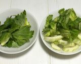 桃とセロリと生ハムの冷製パスタ作り方9写真