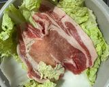 簡単おもてなし 白菜と豚肉のミルフィーユドーム作り方4写真
