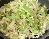 キャベツの彩り副菜作り方1写真