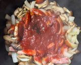 きのことベーコンのナポリタン作り方5写真