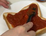 厚切りパンでピザトースト作り方1写真