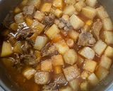 牛すじ肉でどて煮風（圧力鍋使用）作り方9写真