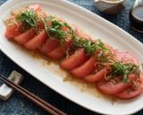 秋の味覚!サンマと茗荷のペペロンチーノ作り方5写真