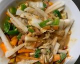 お一人様野菜たっぷり簡単タコス味白菜炒飯作り方11写真