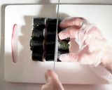 子供も作れる巻きす不要鉄火巻（細巻）作り方3写真