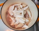 秋の絶品・鶏きのこ汁と蕎麦作り方3写真