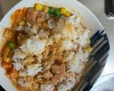レンジ簡単キムチデミ味オムライス弁当作り方7写真
