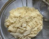 低糖質グルテンフリー高蛋白　豆腐皮パスタ作り方3写真