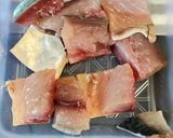 サバとキムチのふわとろ卵炒め作り方1写真