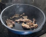 豚肉とオクラ、エリンギの甘辛炒め作り方1写真